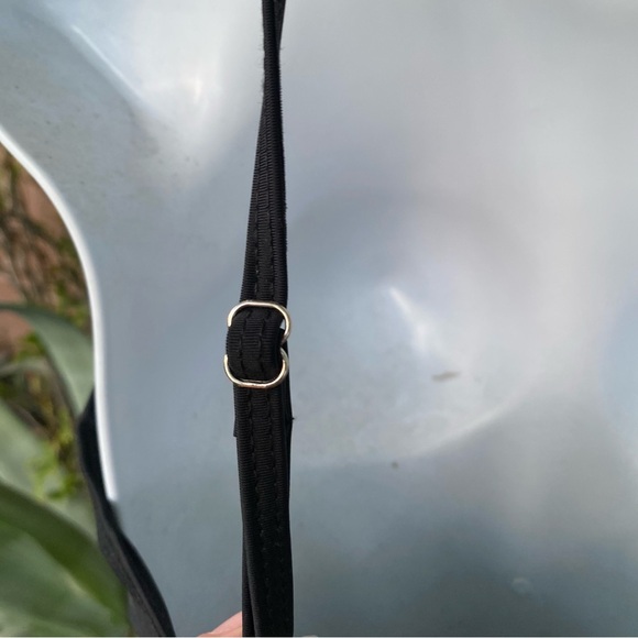 Shein Black Frilly Ruffle Tank Top Tankini Swim Bathing Suit - Picture 6 of 7